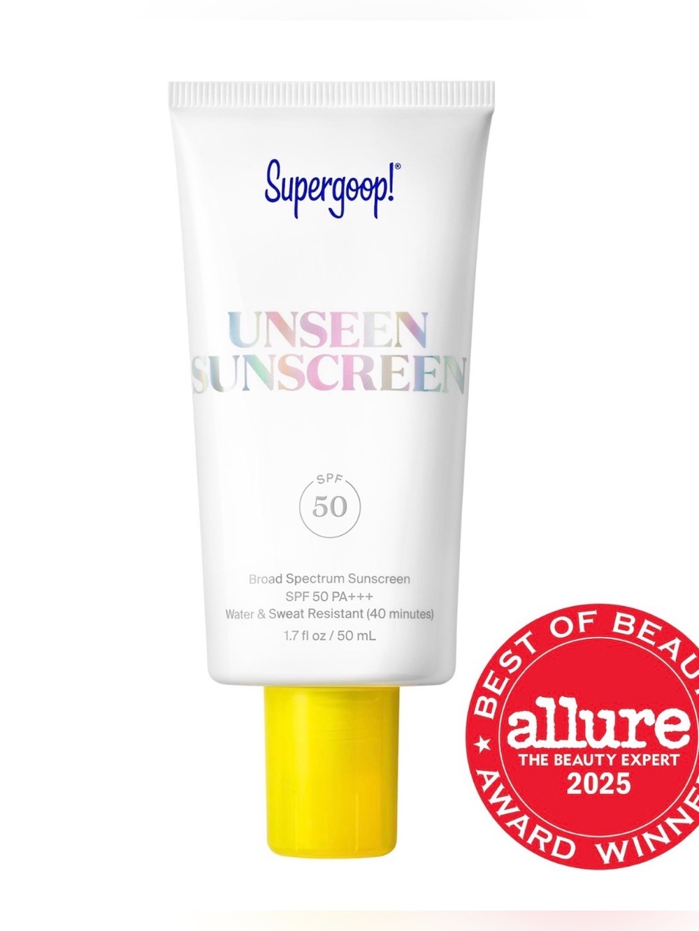 Supergoop! NEW Unseen Sunscreen SPF 50 MSRP $38